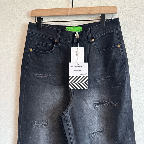 NWT Sandrine Rose Wide Leg Jeans - Picture 4 of 8